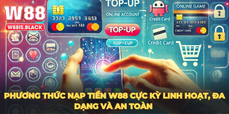 Phương thức nạp tiền W88 cực kỳ linh hoạt, đa dạng và an toàn 