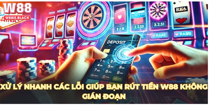 Xử lý nhanh các lỗi giúp bạn rút tiền W88 không gián đoạn